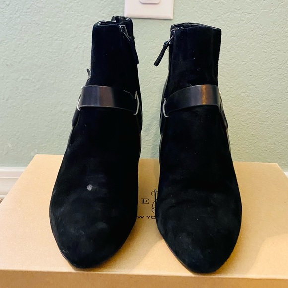 Cole Haan NikeAir Black Suede Calico Booties - Picture 9 of 17
